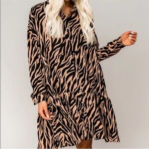 Tiger Print Dress